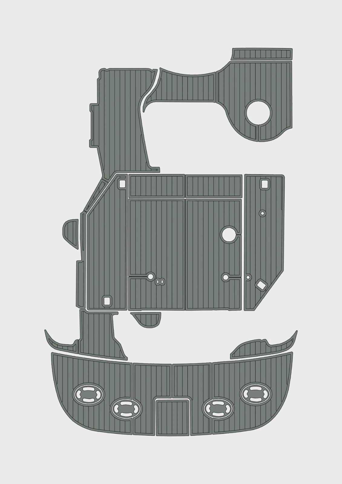 EVA Foam boat flooring 2000-2004 Sea Ray 380 sundancer (3) 1 Kit EVA Foam boat flooring 2000-2004 Sea Ray 380 sundancer