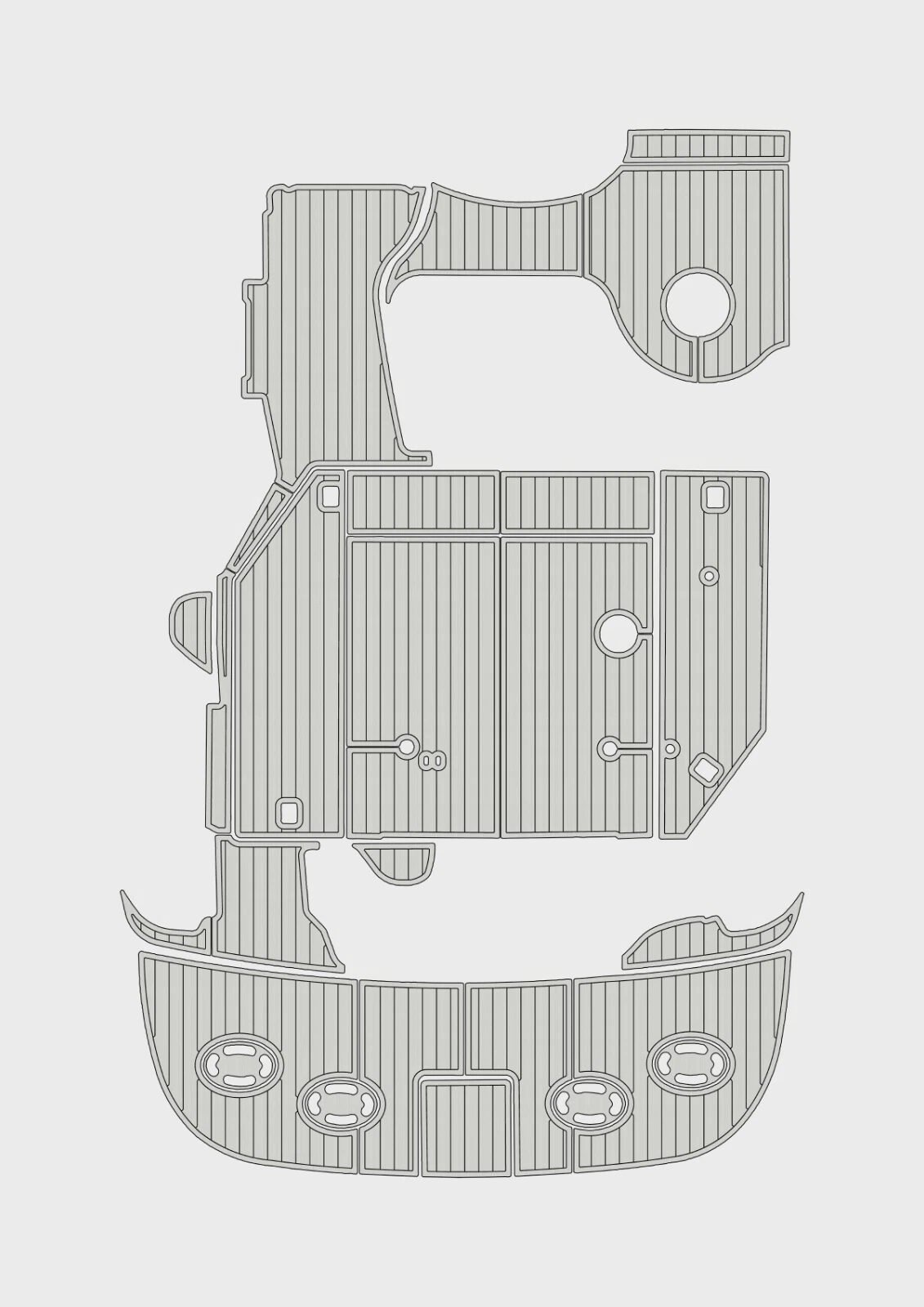 EVA Foam boat flooring 2000-2004 Sea Ray 380 sundancer (5) 1 Kit EVA Foam boat flooring 2000-2004 Sea Ray 380 sundancer