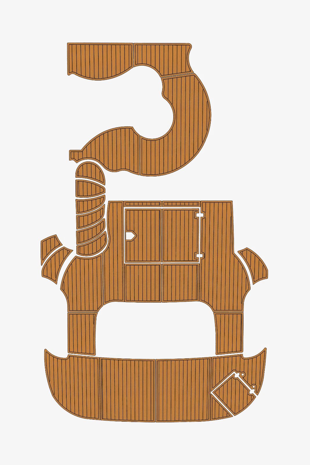 EVA Foam boat flooring 2001-2002 Azimut 46 (1) 1 kit EVA Foam boat flooring 2001-2002 Azimut 46