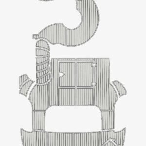 EVA Foam boat flooring 2001-2002 Azimut 46 (5) 1 kit EVA Foam boat flooring 2001-2002 Azimut 46