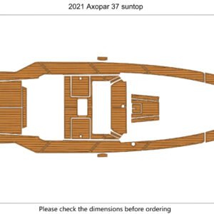 EVA Foam boat flooring 2021 Axopar 37 suntop (2) 1 kit EVA Foam boat flooring 2021 Axopar 37 suntop