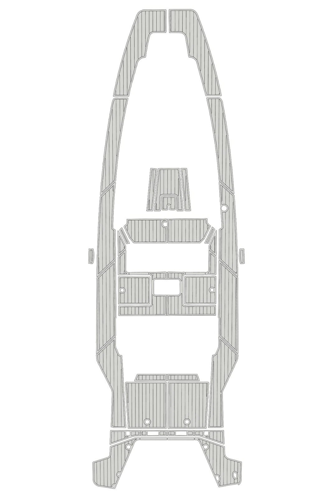 EVA Foam boat flooring 2021 Axopar 37 suntop (5) 1 kit EVA Foam boat flooring 2021 Axopar 37 suntop