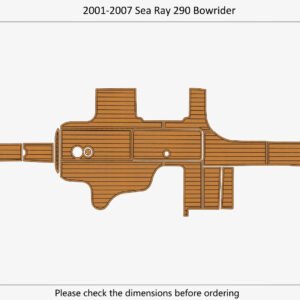 1 Kit EVA Foam boat flooring anti-slip mat 2001-2007 Sea Ray 290 BR