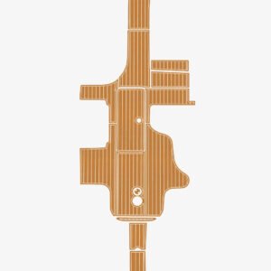 1 Kit EVA Foam boat flooring anti-slip mat 2001-2007 Sea Ray 290 BR