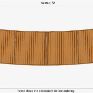 EVA Foam marine deck flooring Azimut 72 (2) 1 kit EVA Foam marine deck flooring Azimut 72
