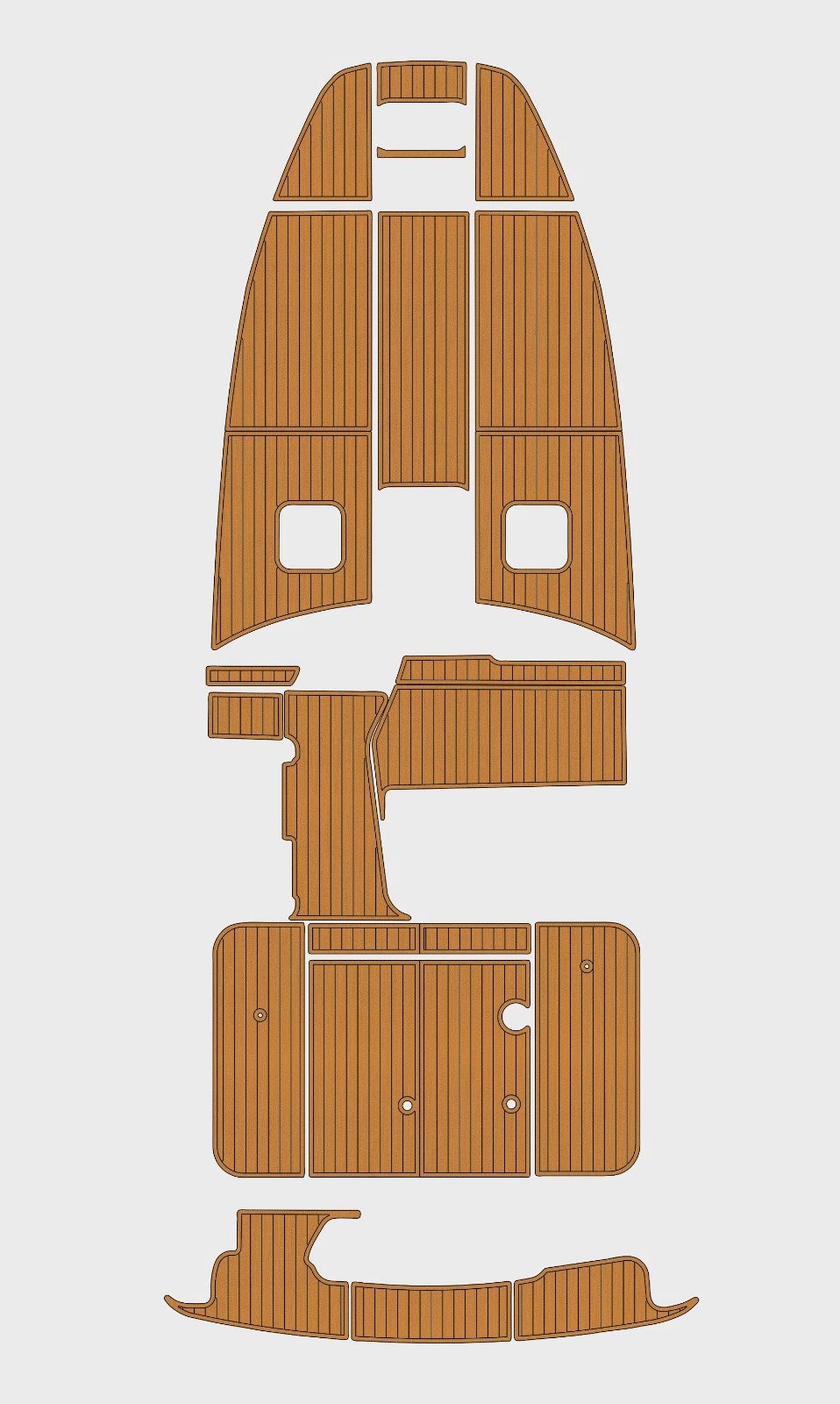 EVA Foam marine decking 1994-1999 Sea Ray Sundancer 370 (1) 1 kit EVA Foam marine decking 1994-1999 Sea Ray Sundancer 370