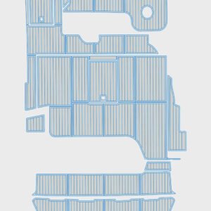 1 Kit EVA Foam marine flooring 1996 Sea Ray 500 Sundancer