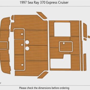 EVA Foam marine flooring 1997 Sea Ray 370 Express Cruiser (2) 1 Kit EVA Foam marine flooring 1997 Sea Ray 370 Express Cruiser