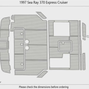 EVA Foam marine flooring 1997 Sea Ray 370 Express Cruiser (3) 1 Kit EVA Foam marine flooring 1997 Sea Ray 370 Express Cruiser