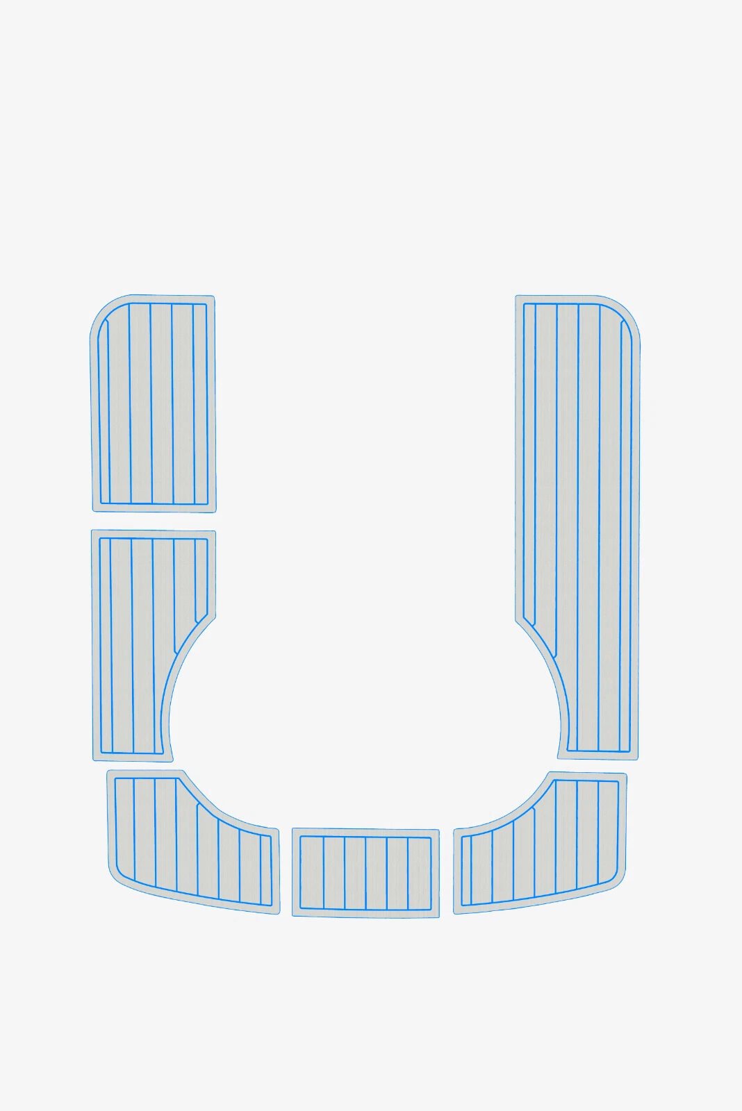 EVA Foam marine flooring 1999-2004 Beneteau 361 (16) 1 kit EVA Foam marine flooring 1999-2004 Beneteau 361