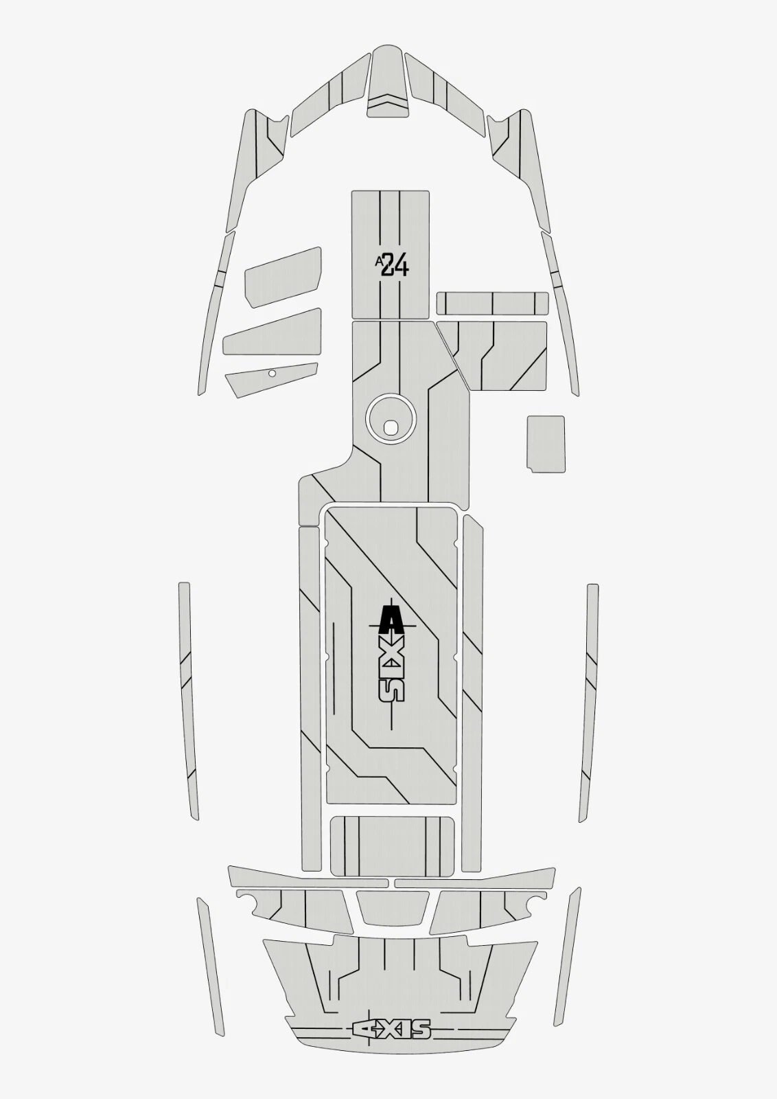 EVA Foam marine flooring 2018-2020 AIXS A24 (8) 1 kit EVA Foam marine flooring 2018-2020 AIXS A24