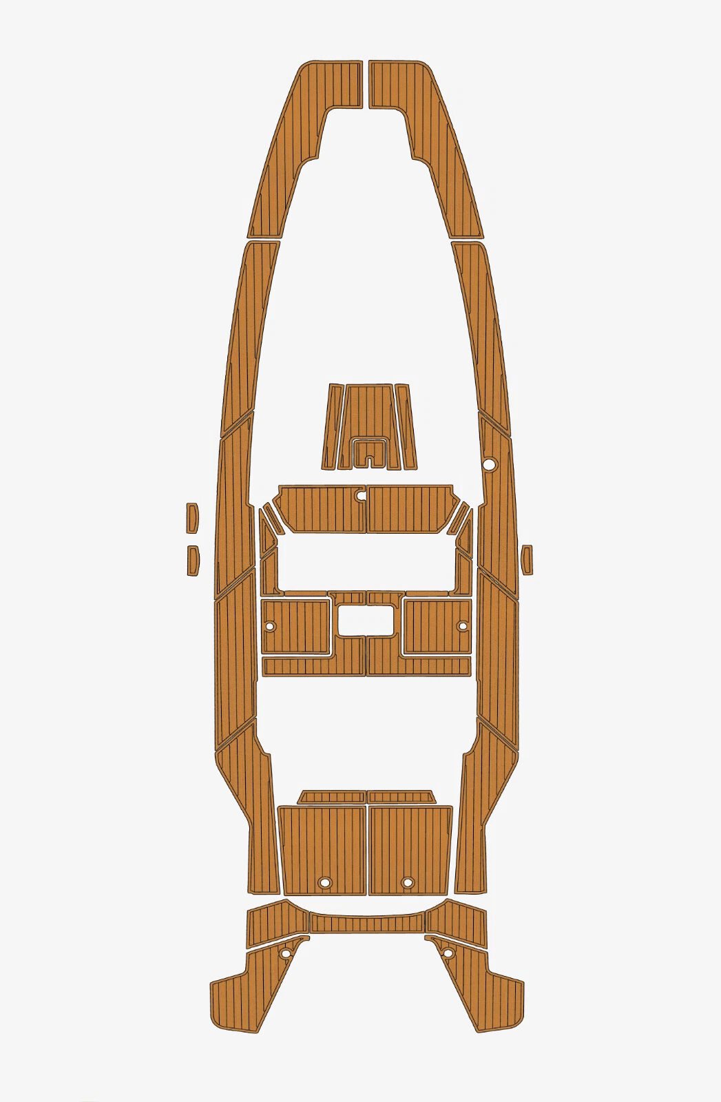 1 kit EVA Foam marine flooring 2023 Axopar 37 XC CROSS CABIN