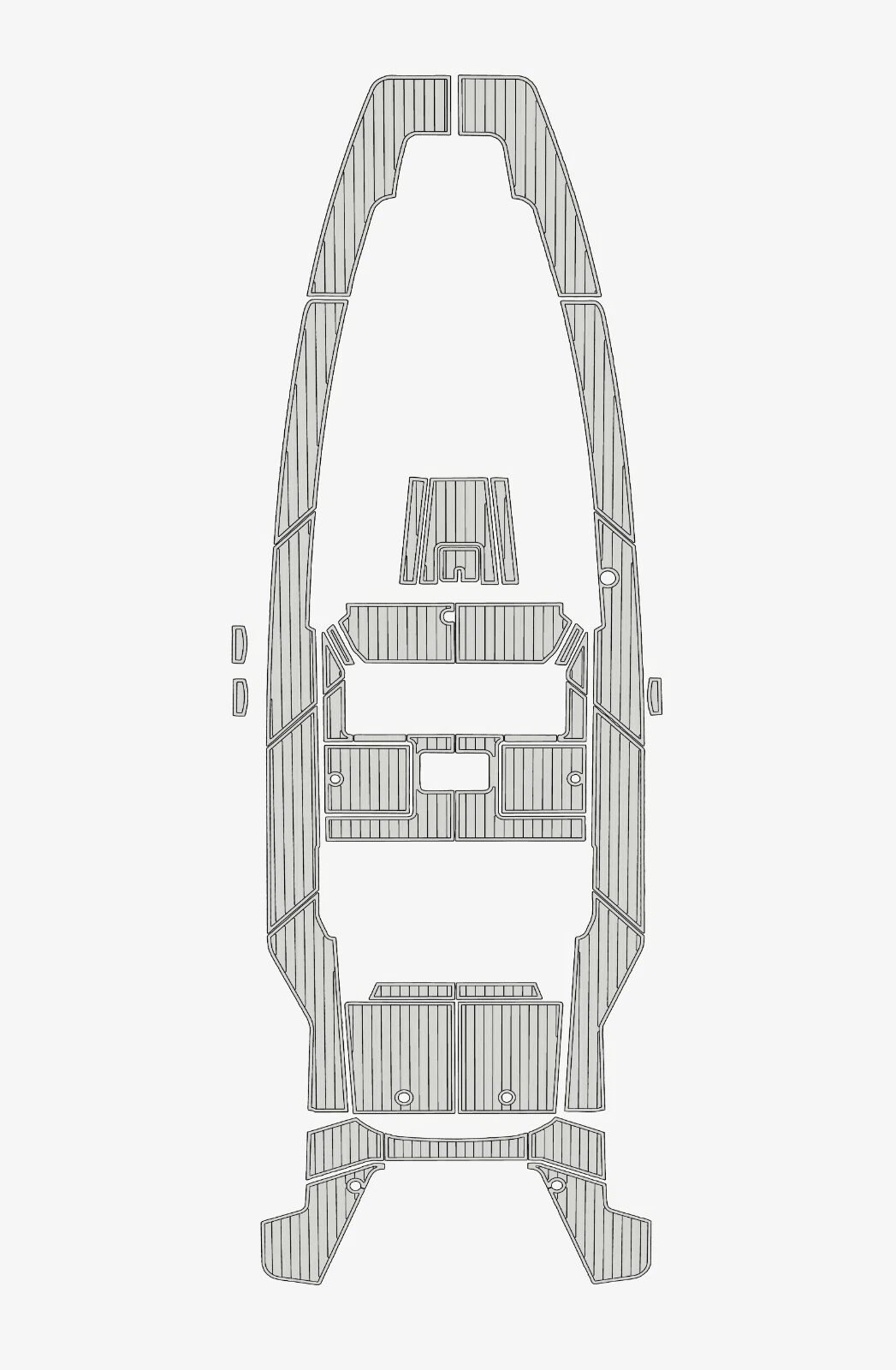 EVA Foam marine flooring 2023 Axopar 37 XC CROSS CABIN (6) 1 kit EVA Foam marine flooring 2023 Axopar 37 XC CROSS CABIN