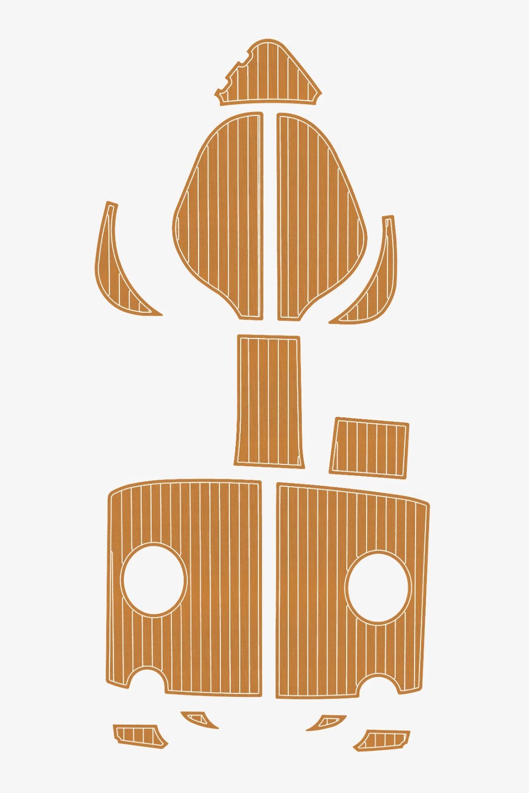 1 kit EVA Teak deck flooring AMT 170 BRs 3