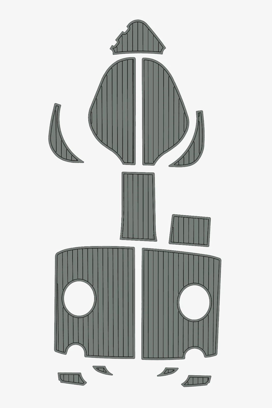 EVA Teak deck flooring AMT 170 BRs 3 (13) 1 kit EVA Teak deck flooring AMT 170 BRs 3