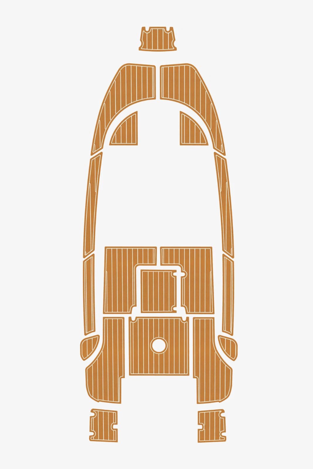 1 kit EVA foam Teak deck flooring 2000 Aquador 21 WA