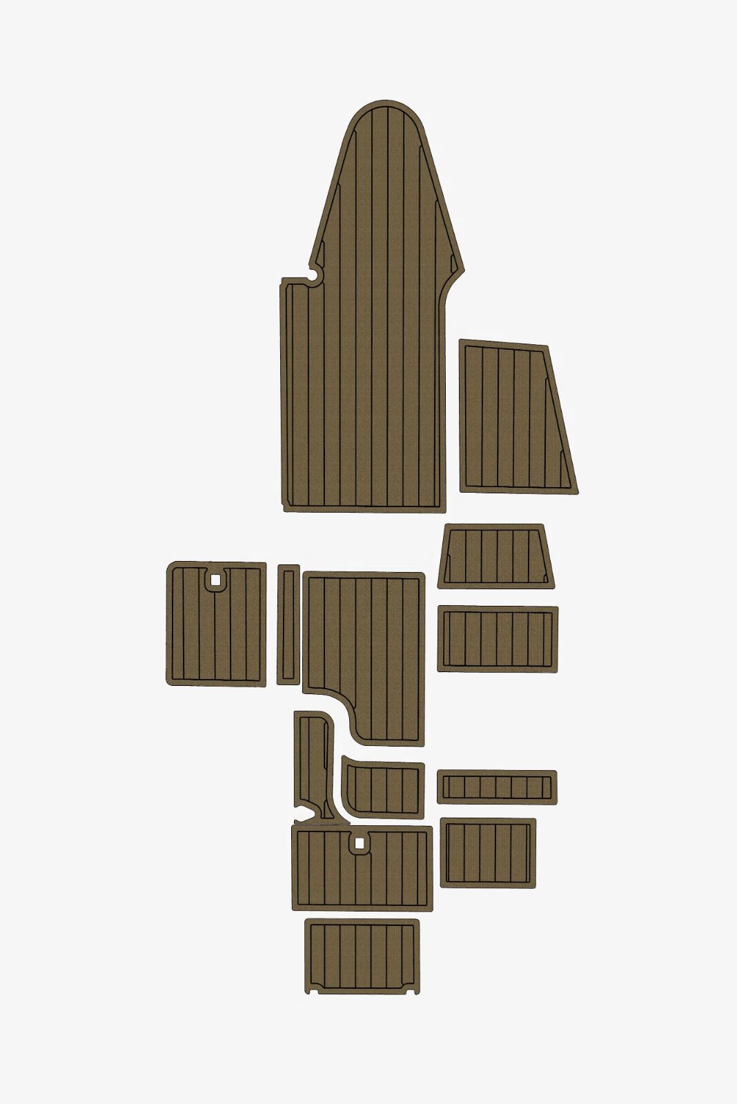 EVA foam Teak deck flooring 2007 Aquador 25 C (12) 1 kit EVA foam Teak deck flooring 2007 Aquador 25 C