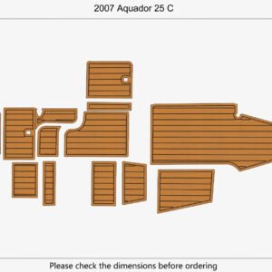 EVA foam Teak deck flooring 2007 Aquador 25 C (2) 1 kit EVA foam Teak deck flooring 2007 Aquador 25 C