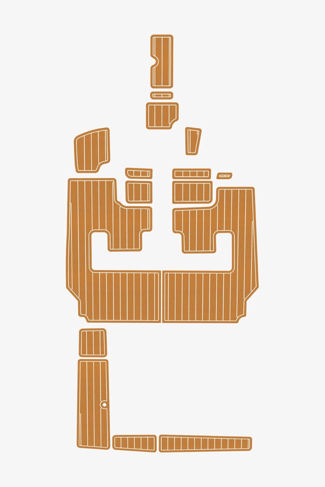 1 kit EVA foam Teak deck flooring 2010 Advantage Victory