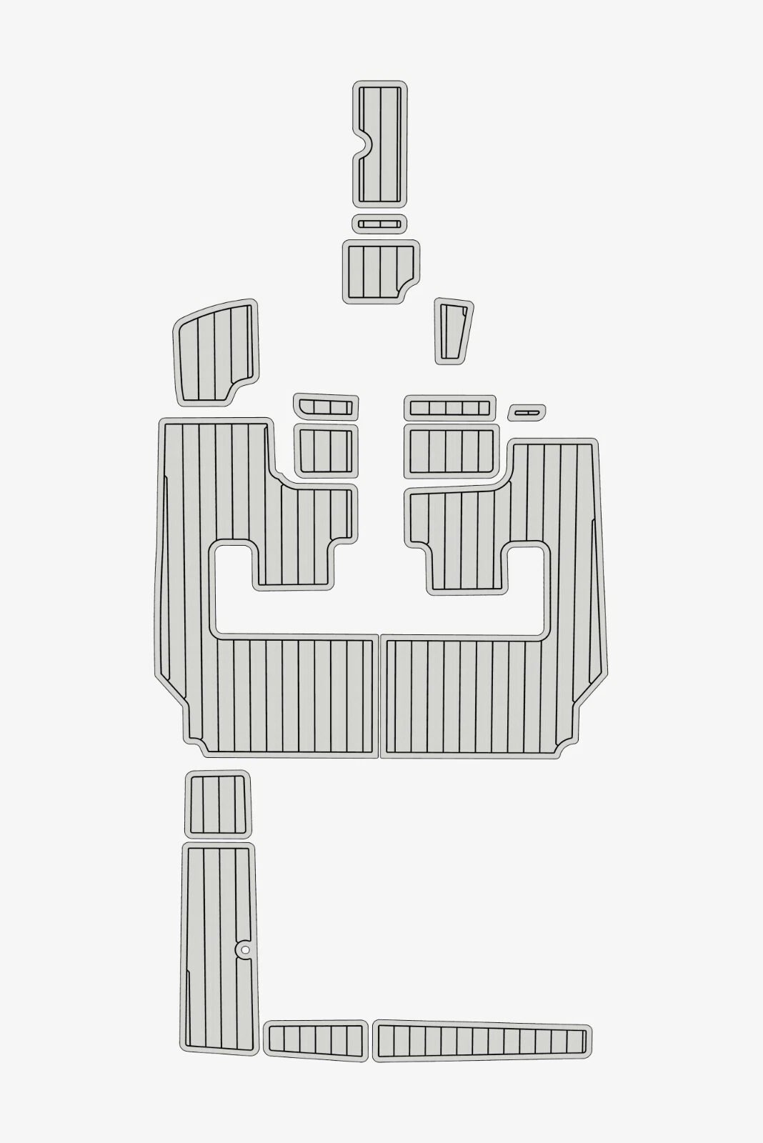 EVA foam Teak deck flooring 2010 Advantage Victory (14) 1 kit EVA foam Teak deck flooring 2010 Advantage Victory
