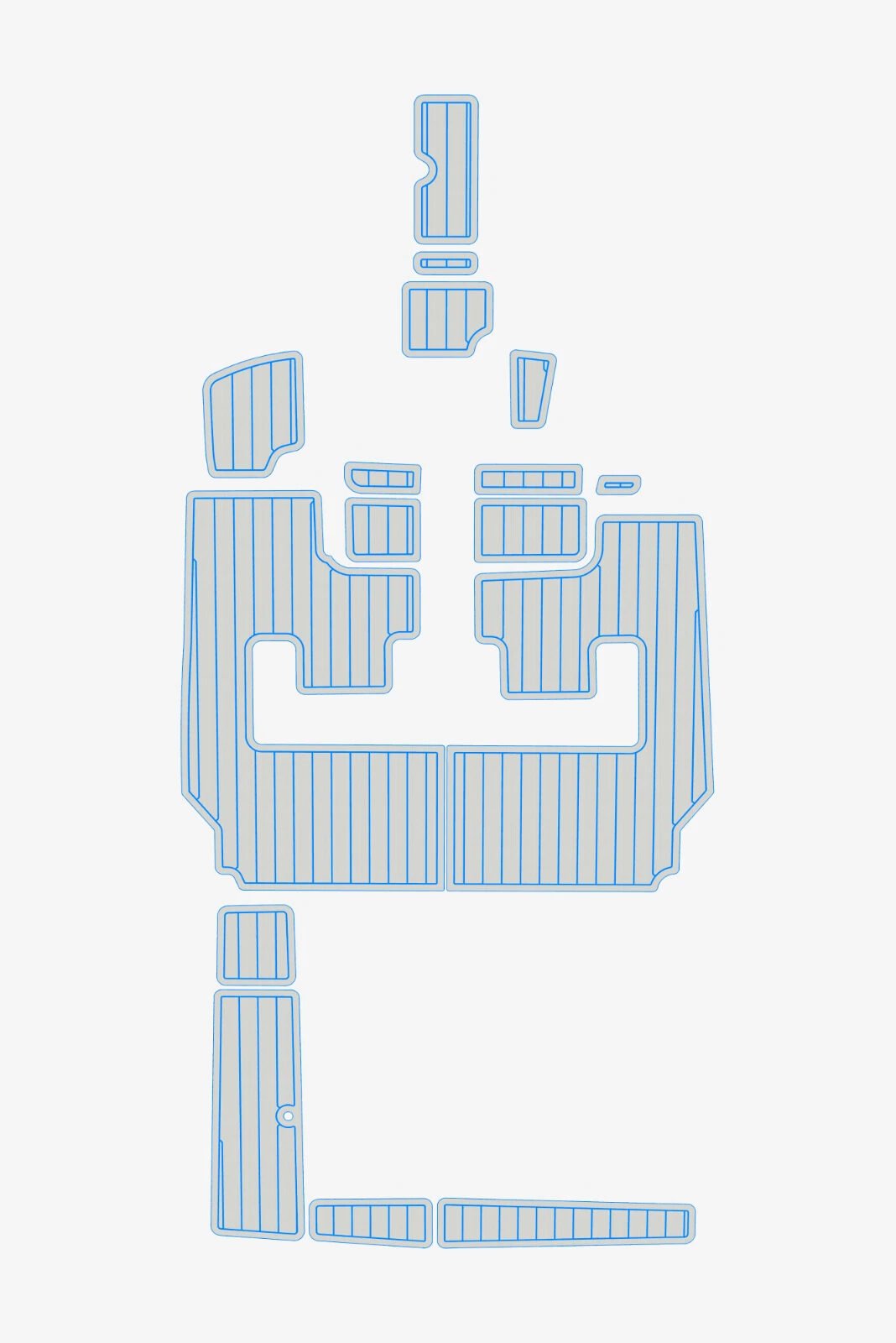 EVA foam Teak deck flooring 2010 Advantage Victory (15) 1 kit EVA foam Teak deck flooring 2010 Advantage Victory