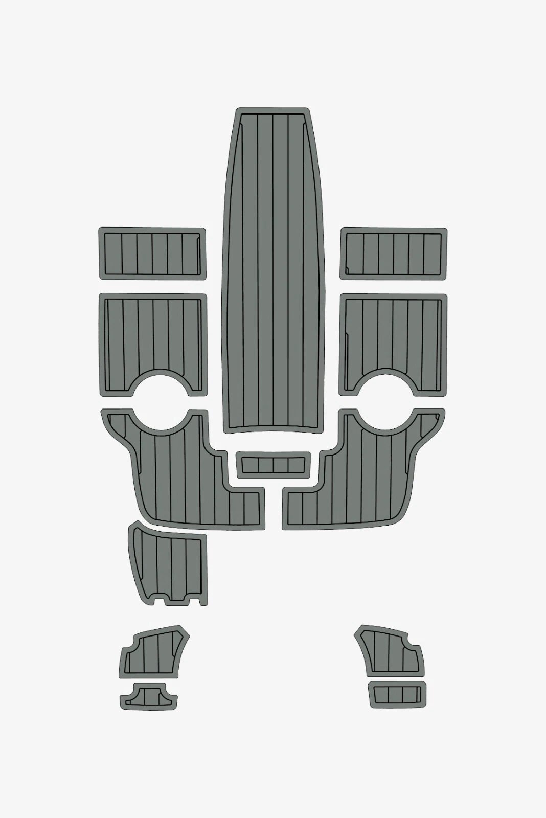 EVA foam Teak deck flooring 2017-2019 AMT 190 HT (13) 1 kit EVA foam Teak deck flooring 2017-2019 AMT 190 HT