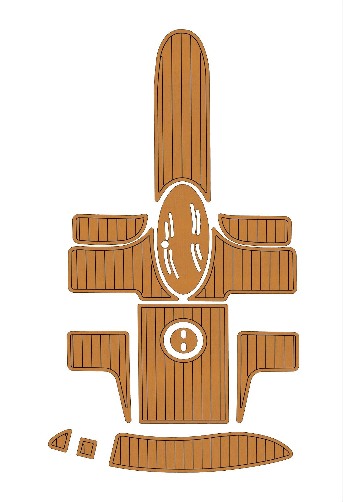 1 kit EVA foam boat flooring 1997-2003 baja 212