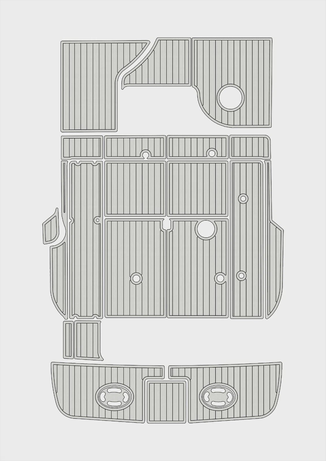 EVA foam boat flooring 1998-2003 Sea Ray 310 sundancer (8) 1 kit EVA foam boat flooring 1998-2003 Sea Ray 310 sundancer