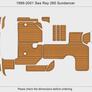 EVA foam boat flooring 1999-2001 Sea Ray 260 Sundancer (1) 1 Kit EVA foam boat flooring 1999-2001 Sea Ray 260 Sundancer