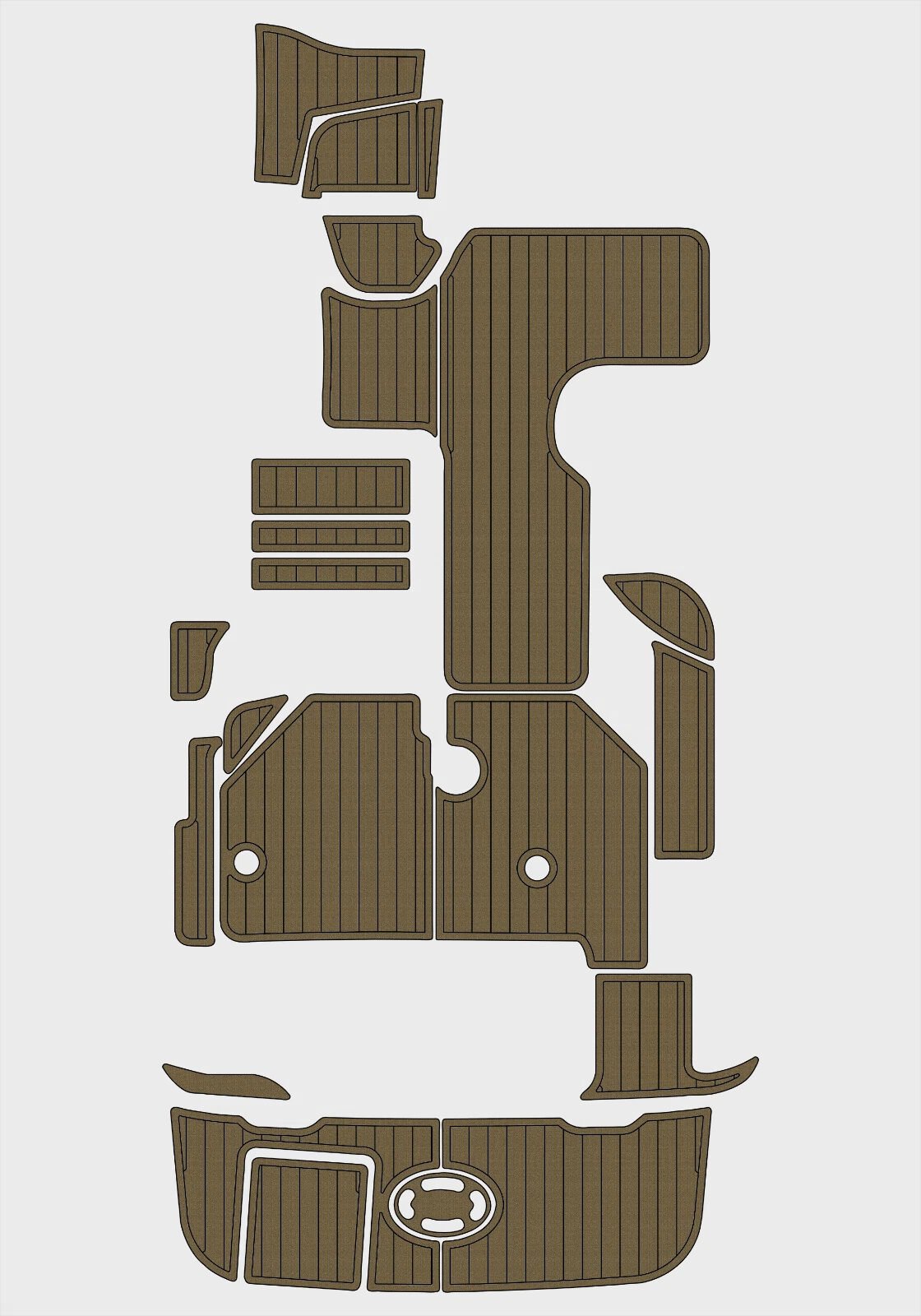 EVA foam boat flooring 1999-2001 Sea Ray 260 Sundancer (11) 1 Kit EVA foam boat flooring 1999-2001 Sea Ray 260 Sundancer