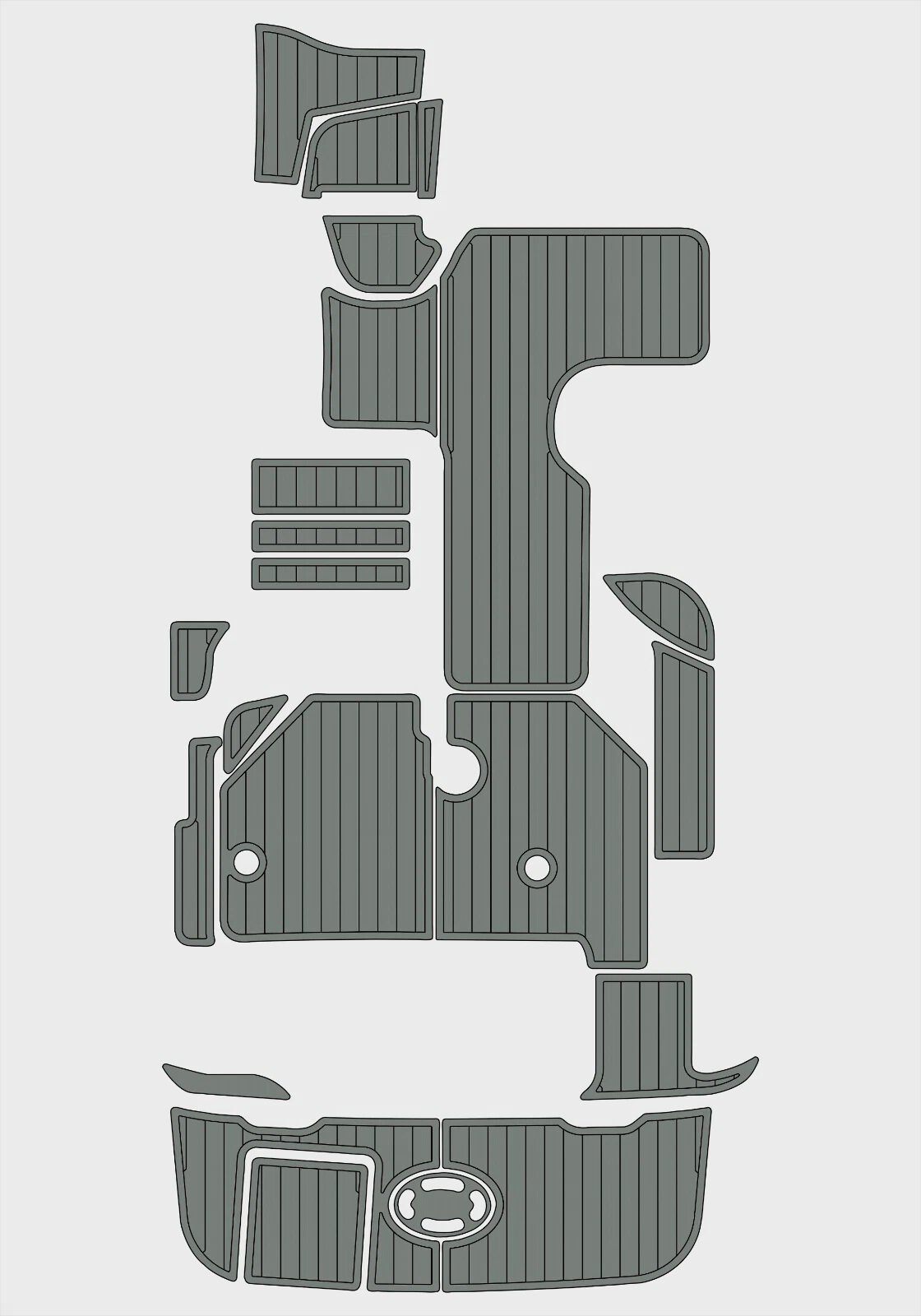 EVA foam boat flooring 1999-2001 Sea Ray 260 Sundancer (12) 1 Kit EVA foam boat flooring 1999-2001 Sea Ray 260 Sundancer