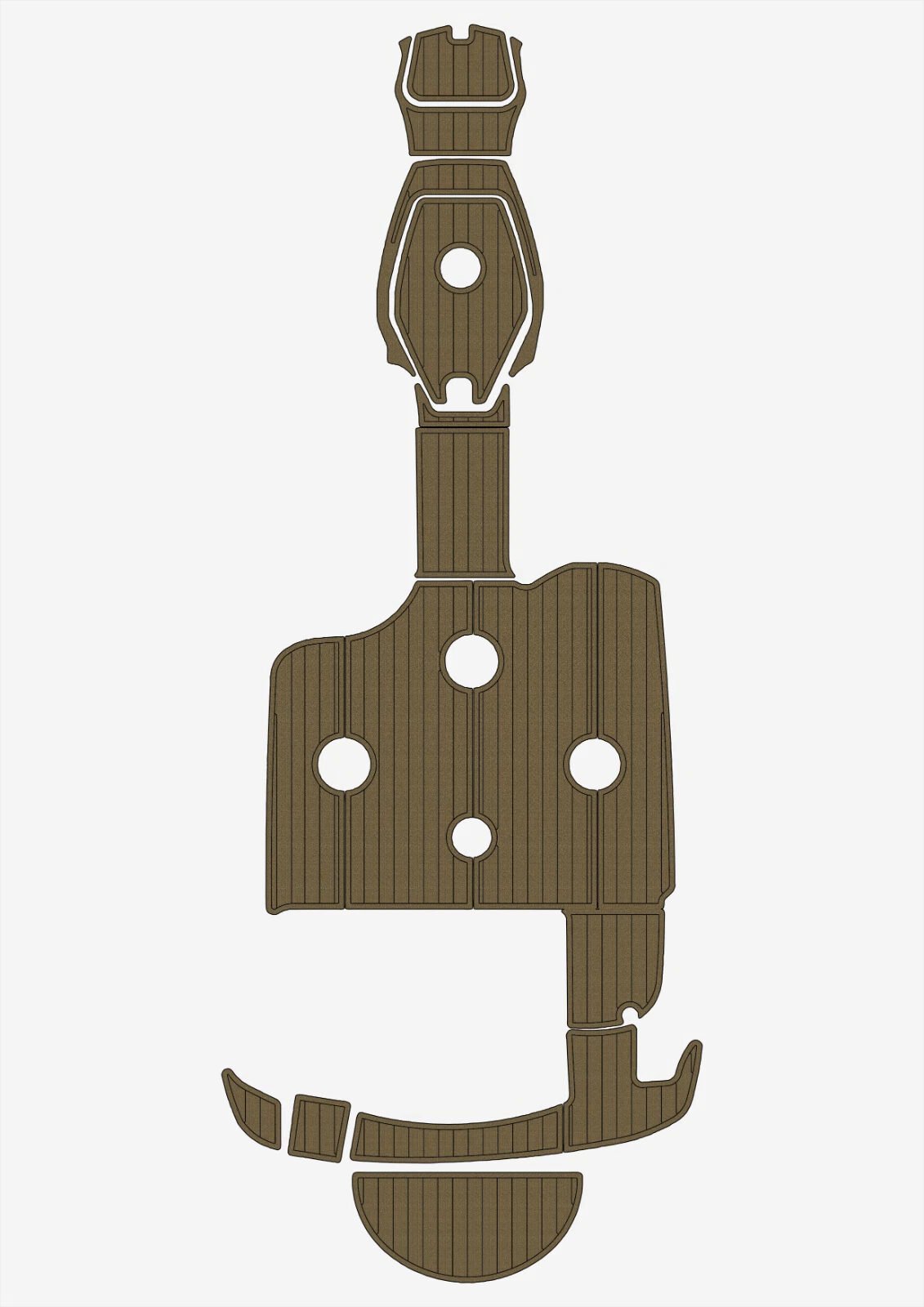 EVA foam boat flooring 1999-2002 Sea Ray 210 Sundeck (10) 1 Kit EVA foam boat flooring 1999-2002 Sea Ray 210 Sundeck