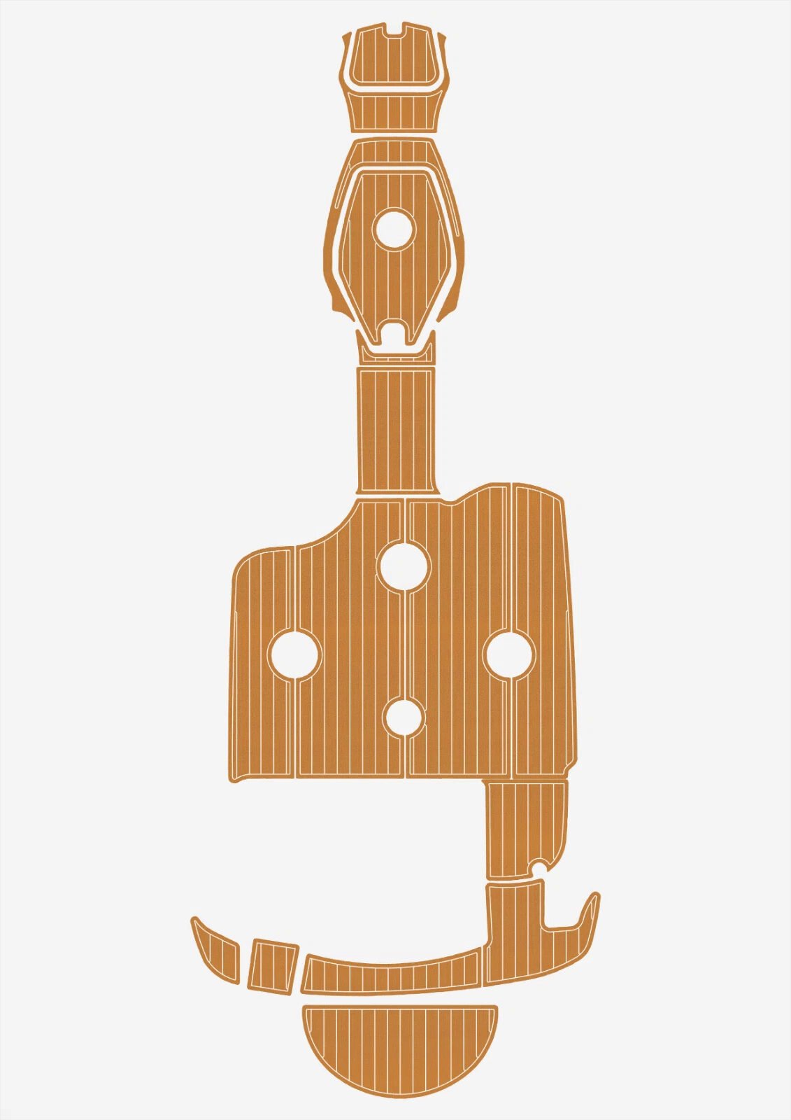 EVA foam boat flooring 1999-2002 Sea Ray 210 Sundeck (9) 1 Kit EVA foam boat flooring 1999-2002 Sea Ray 210 Sundeck