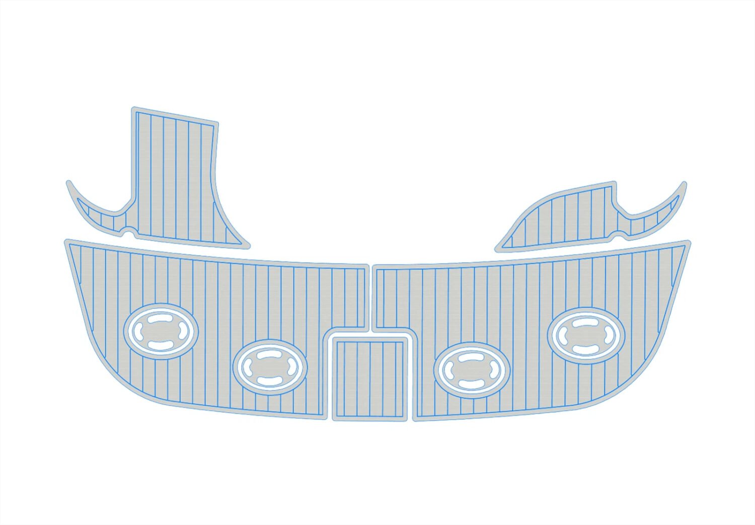 EVA foam boat flooring 1999-2005 Sea Ray Sundancer 460 (13) 1 Kit EVA foam boat flooring 1999-2005 Sea Ray Sundancer 460