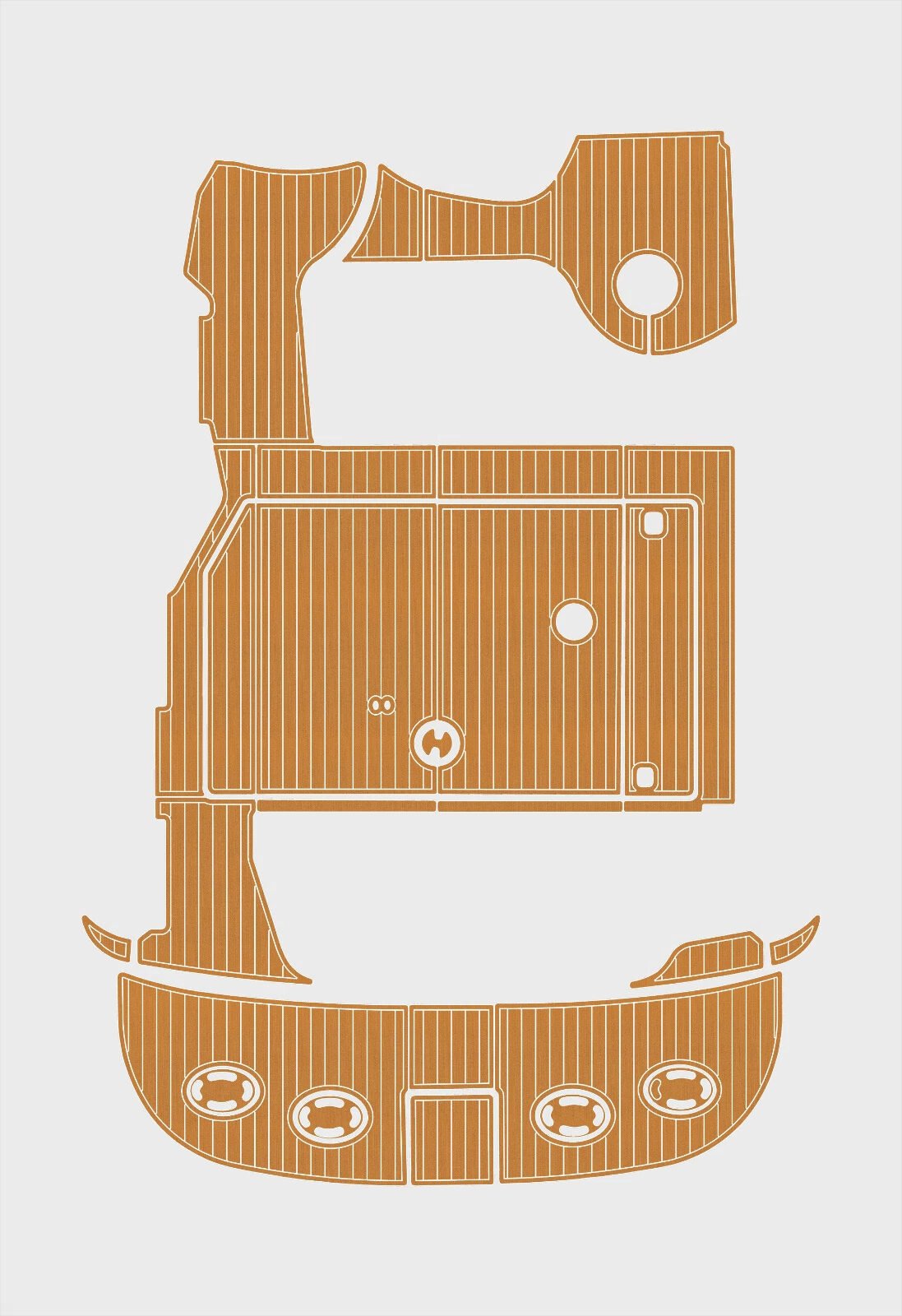 EVA foam boat flooring 2000-2003 Sea Ray 410 Sundancer (4) 1 kit EVA foam boat flooring 2000-2003 Sea Ray 410 Sundancer