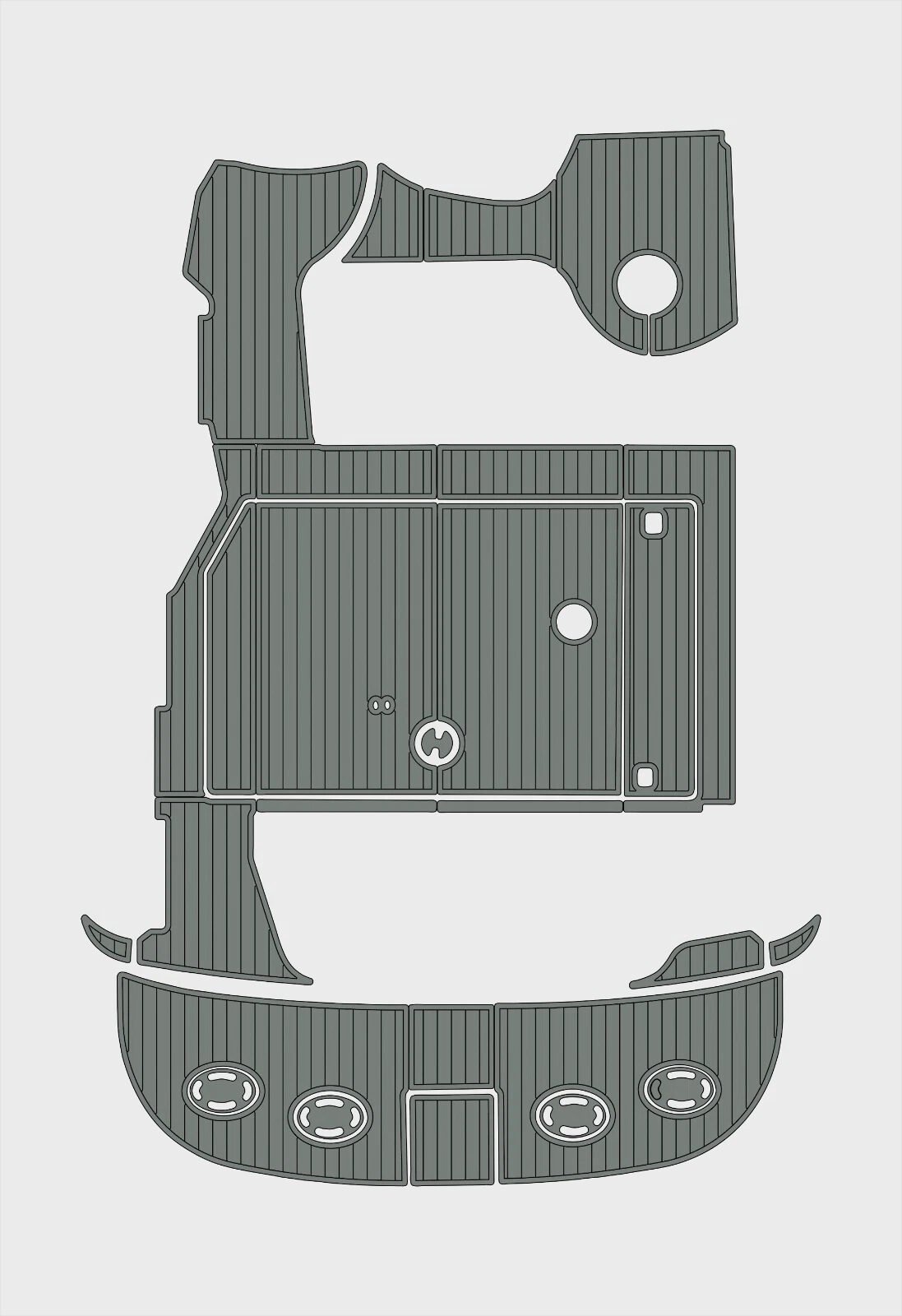 EVA foam boat flooring 2000-2003 Sea Ray 410 Sundancer (6) 1 kit EVA foam boat flooring 2000-2003 Sea Ray 410 Sundancer