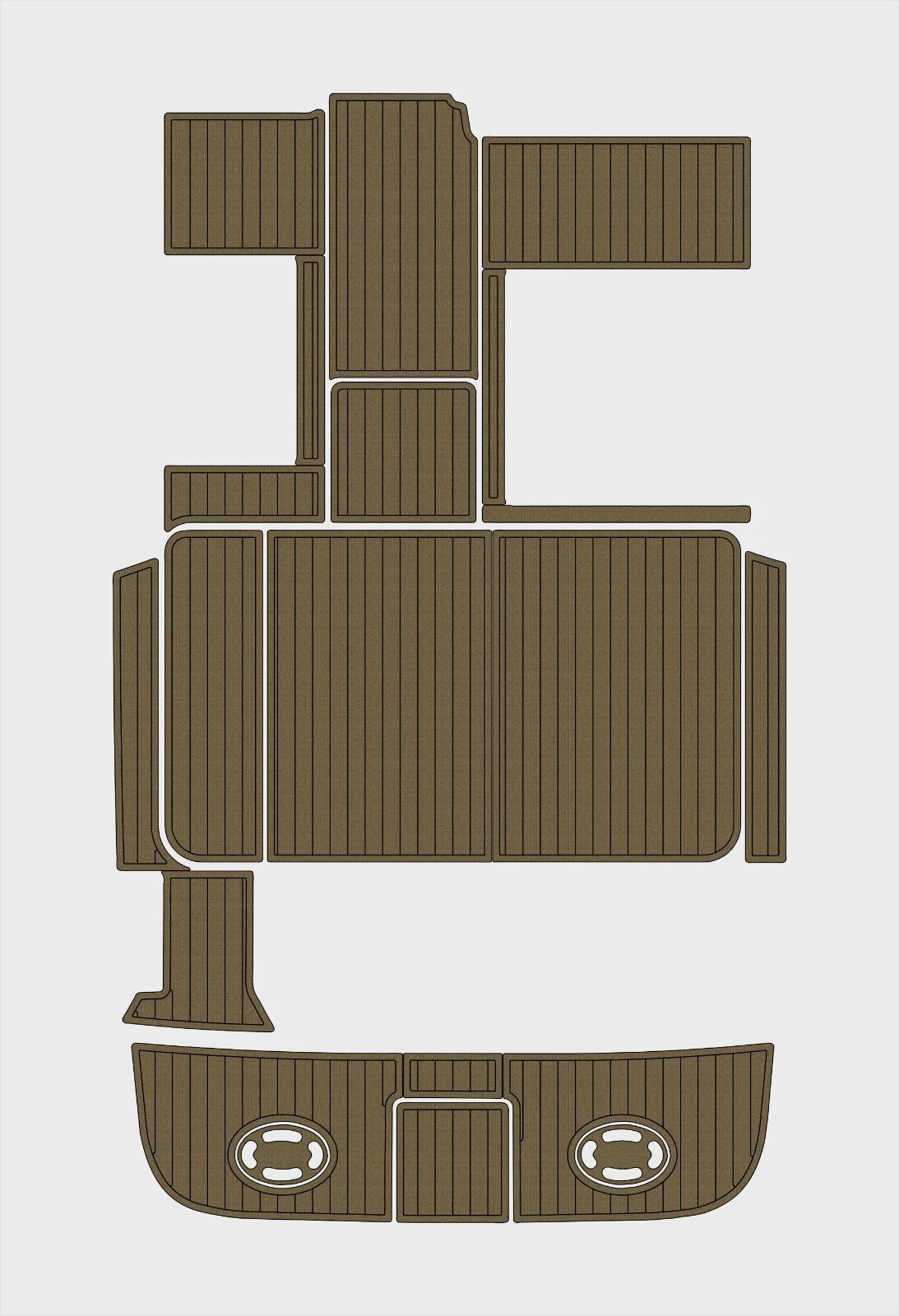 EVA foam boat flooring 2000-2009 Sea Ray 290 Amberjack (11) 1 Kit EVA foam boat flooring 2000-2009 Sea Ray 290 Amberjack