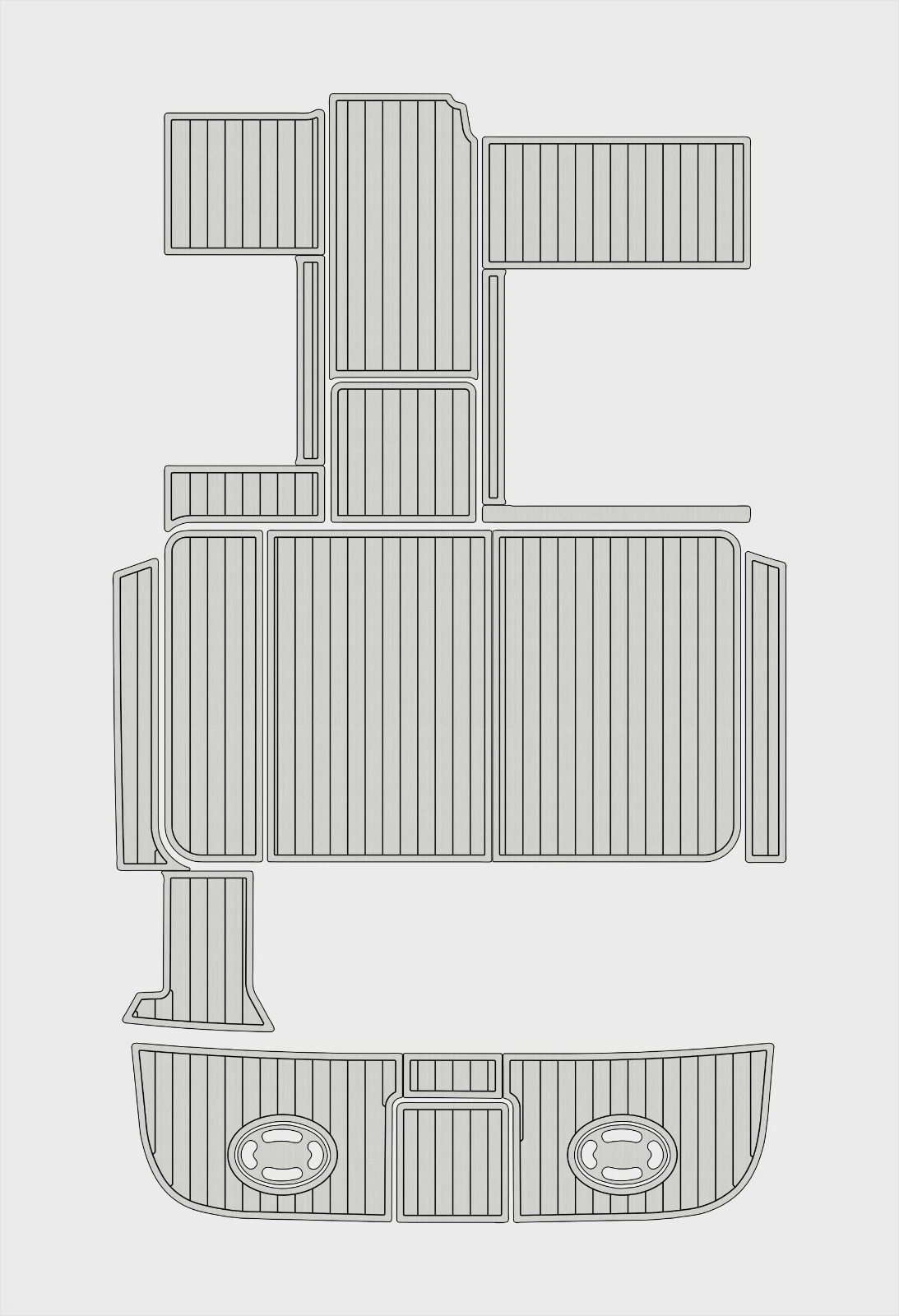 EVA foam boat flooring 2000-2009 Sea Ray 290 Amberjack (14) 1 Kit EVA foam boat flooring 2000-2009 Sea Ray 290 Amberjack