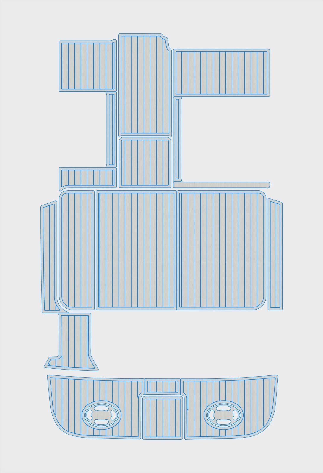 EVA foam boat flooring 2000-2009 Sea Ray 290 Amberjack (15) 1 Kit EVA foam boat flooring 2000-2009 Sea Ray 290 Amberjack