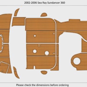 EVA foam boat flooring 2002-2006 Sea Ray 360 Sundancer (1) 1 Kit EVA foam boat flooring 2002-2006 Sea Ray 360 Sundancer