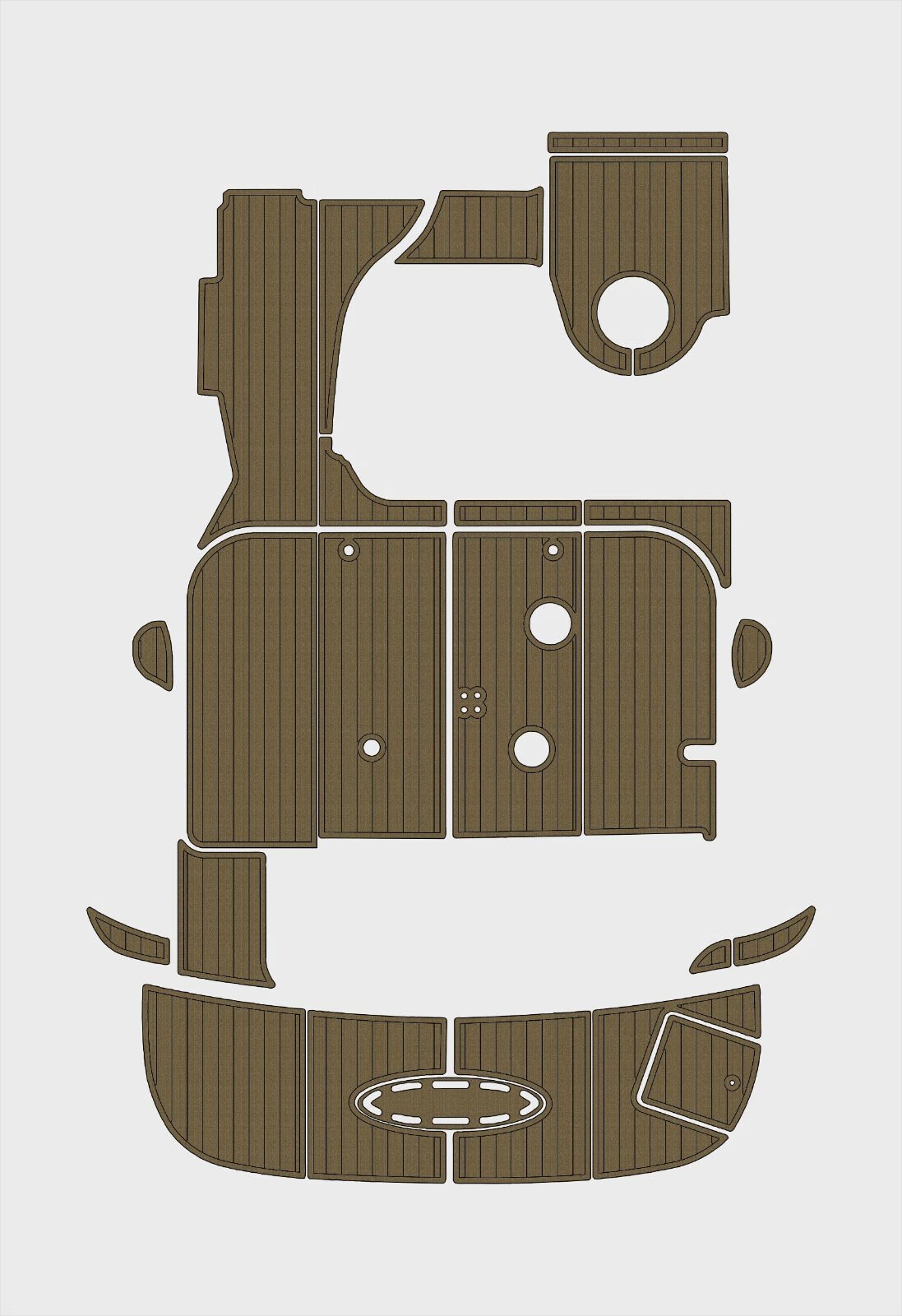EVA foam boat flooring 2002-2006 Sea Ray 360 Sundancer (11) 1 Kit EVA foam boat flooring 2002-2006 Sea Ray 360 Sundancer