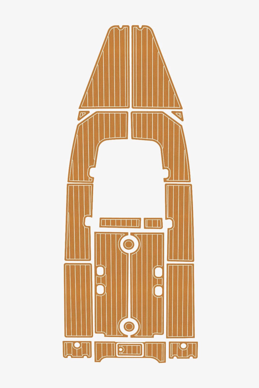 1 kit EVA foam boat flooring 2004-2009 Angler 204 FX