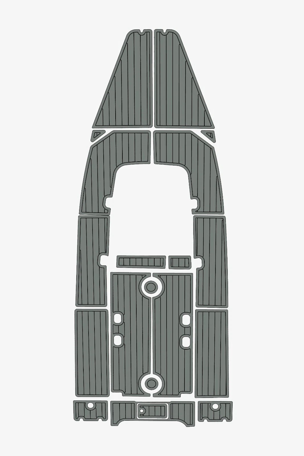 1 kit EVA foam boat flooring 2004-2009 Angler 204 FX