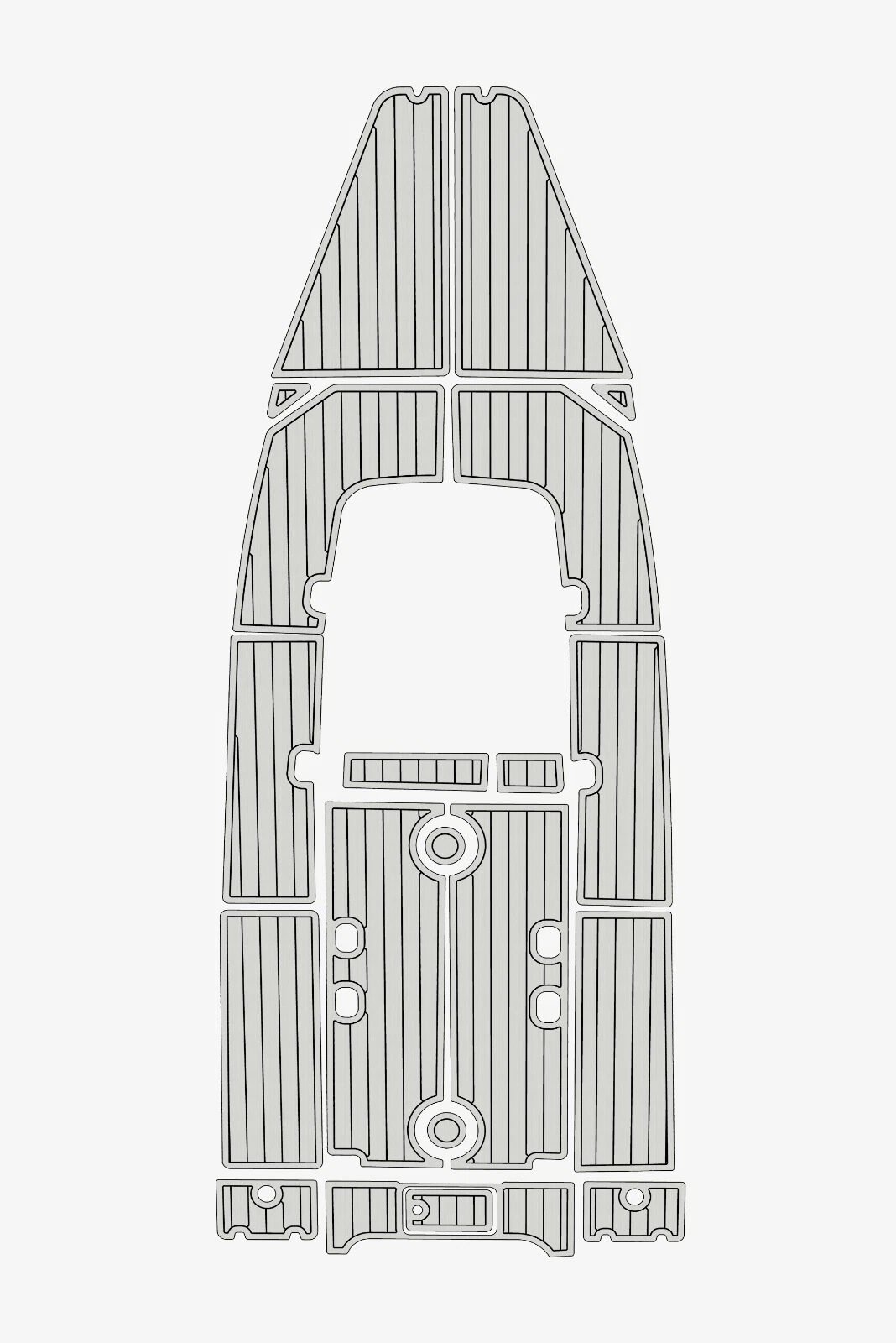 1 kit EVA foam boat flooring 2004-2009 Angler 204 FX