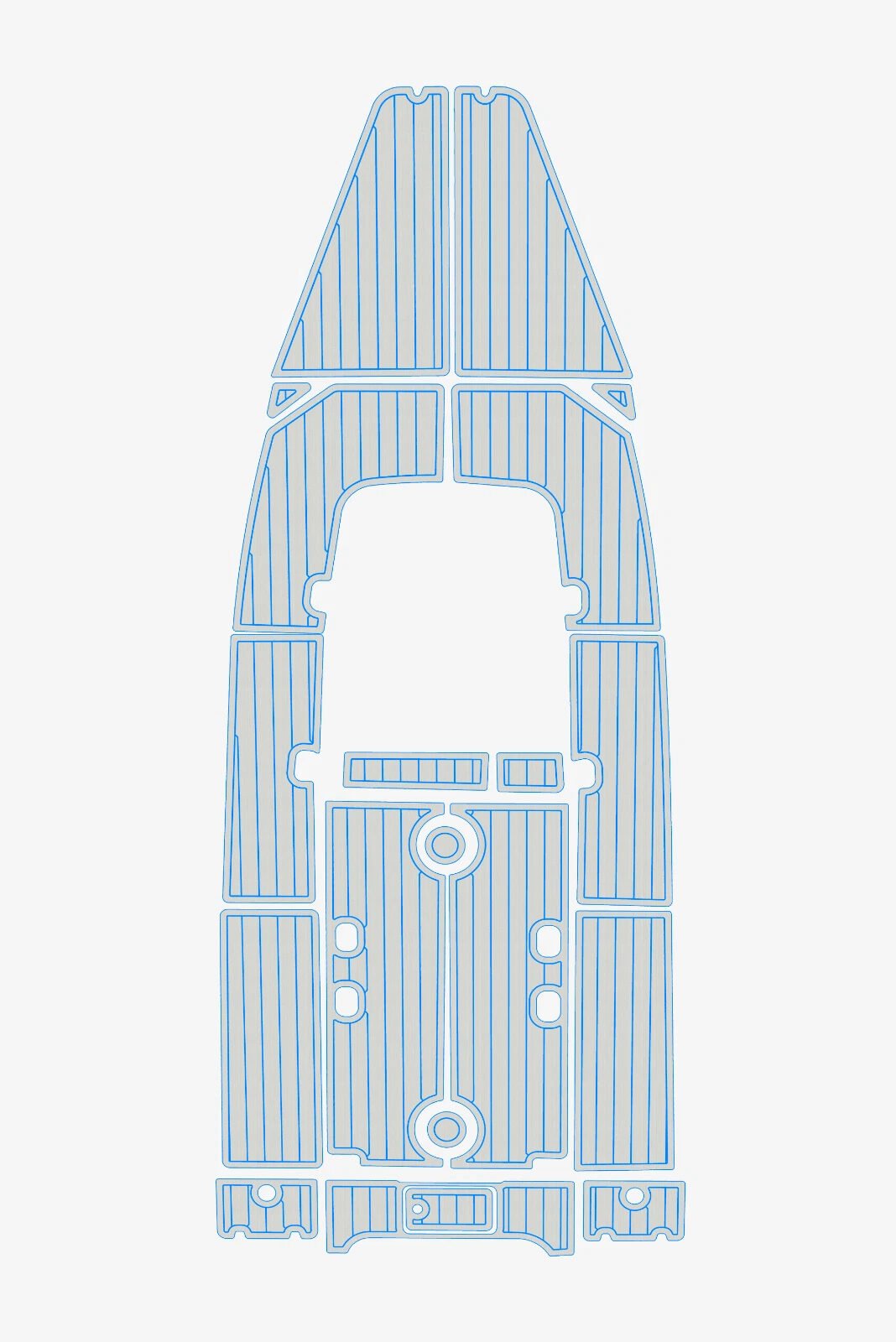 1 kit EVA foam boat flooring 2004-2009 Angler 204 FX