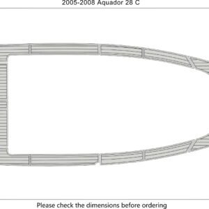 1 kit EVA foam boat flooring 2005-2008 Aquador 28C