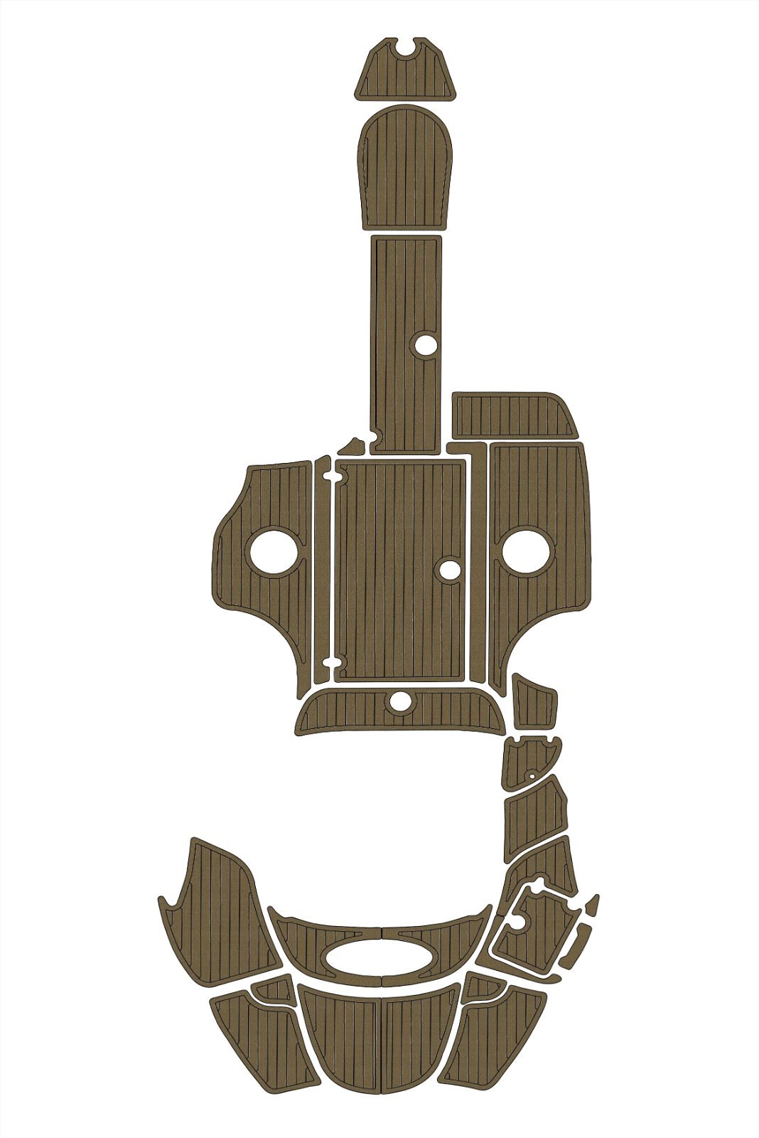 EVA foam boat flooring 2007 Azure AZ228 (10) 1 kit EVA foam boat flooring 2007 Azure AZ228