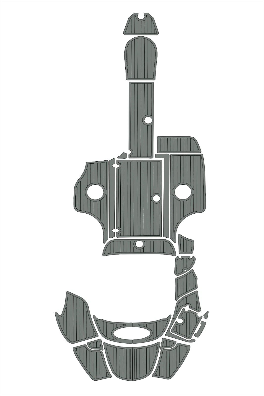 EVA foam boat flooring 2007 Azure AZ228 (11) 1 kit EVA foam boat flooring 2007 Azure AZ228