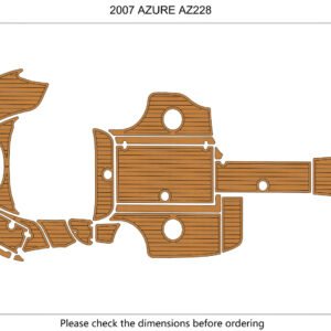 EVA foam boat flooring 2007 Azure AZ228 (2) 1 kit EVA foam boat flooring 2007 Azure AZ228