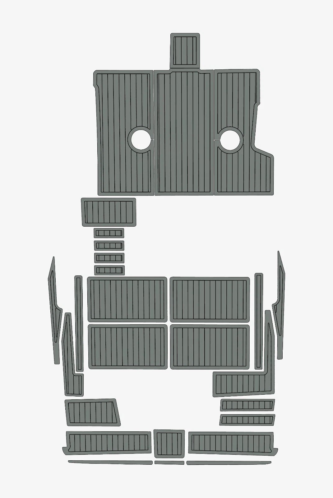 EVA foam boat flooring 2022 ATX 24 (7) 1 kit EVA foam boat flooring 2022 ATX 24